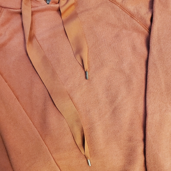 Aerie Blush Long Ribbon String Hoodie Sz Small - Picture 2 of 3